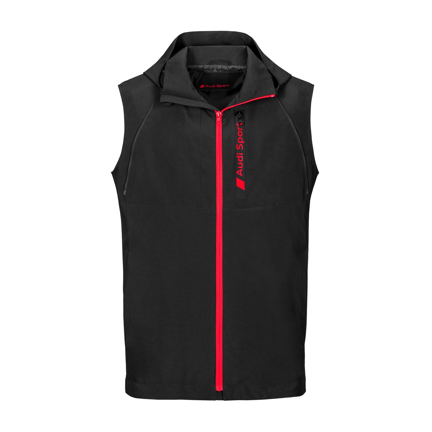 Men's zip-off-jacket Large, black, Audi Sport