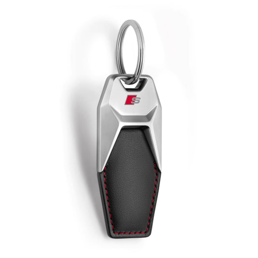 S Keyring Leather