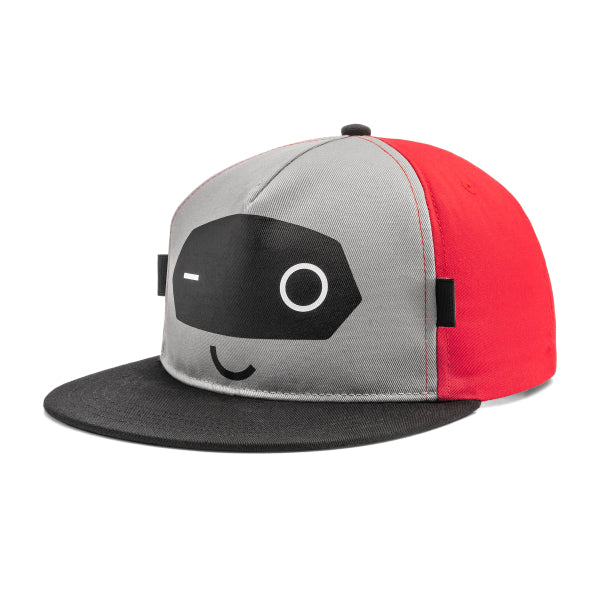 Baseball Cap Childs Grey/Red