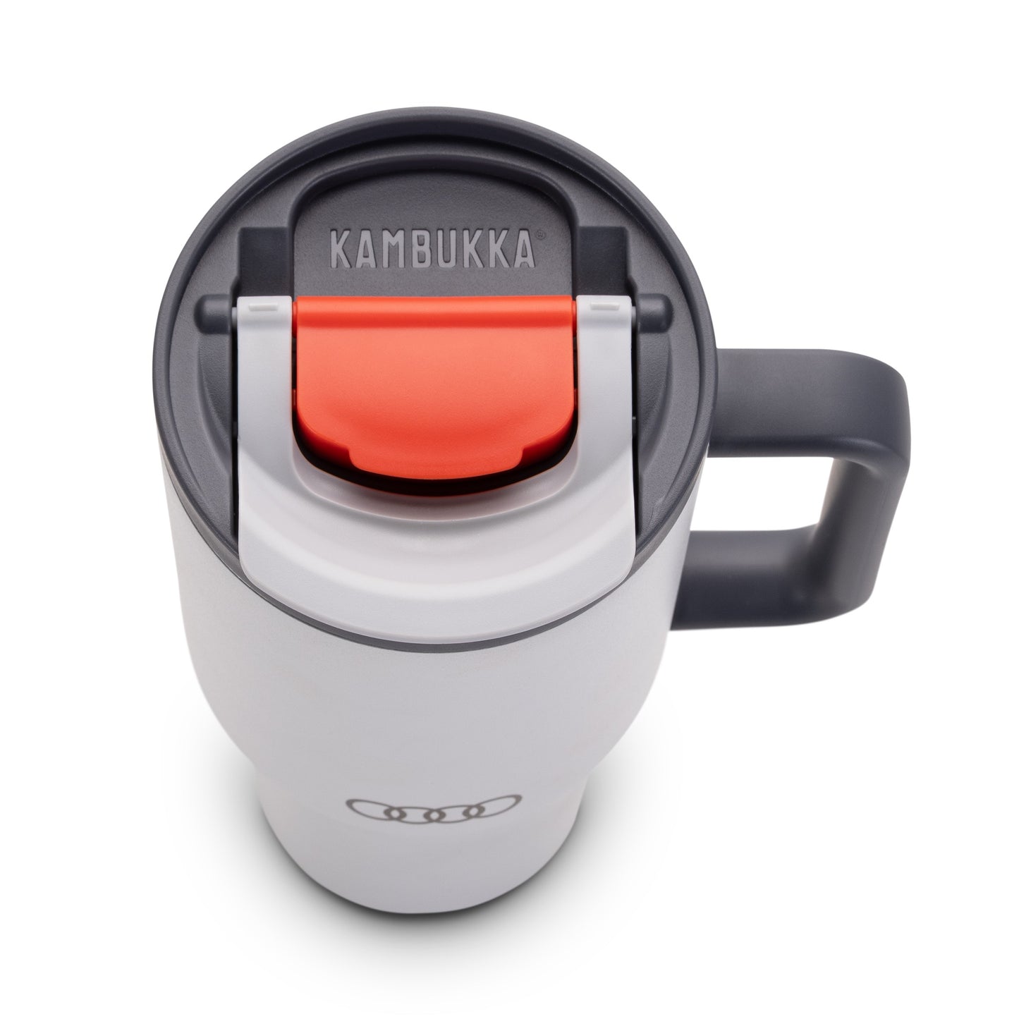 Insulated cup with retractable straw