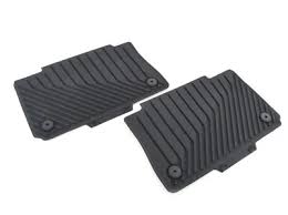Q8 e-tron Rear Rubber Floor Mats