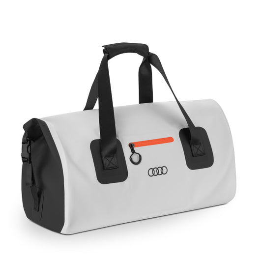 Duffle bag, light grey