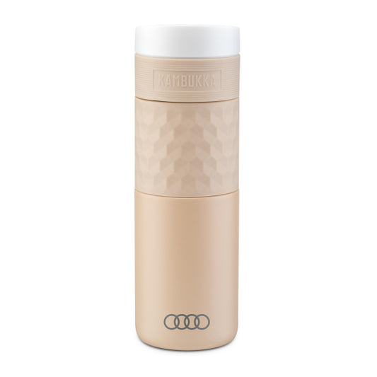 Insulated Mug, stainless steel, beige