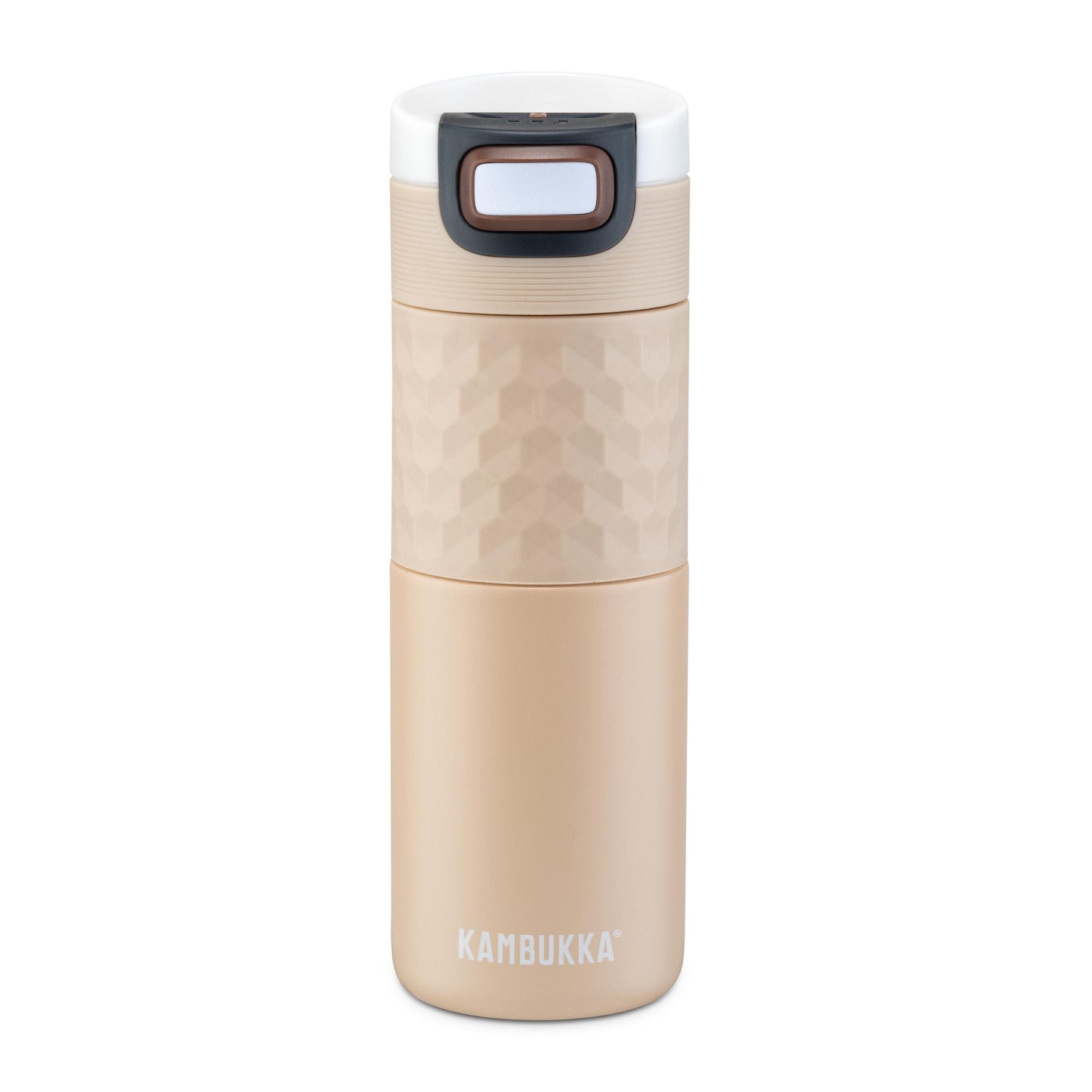 Insulated Mug, stainless steel, beige